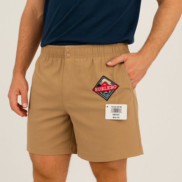 Burlebo Other - NWT Burlebo Casual Shorts XL Tan Khaki